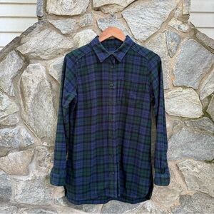Pendleton plaid wool button down shirt